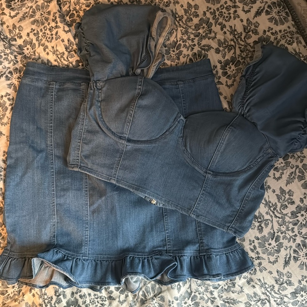 Two set blouse and skirt